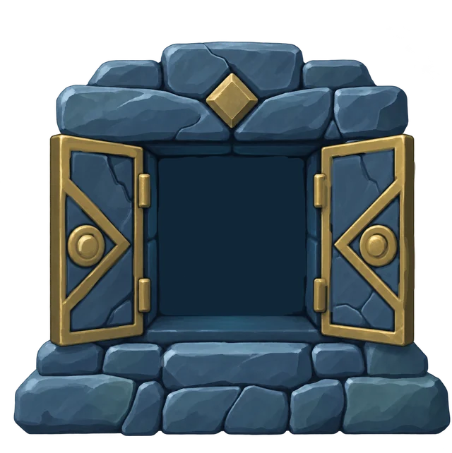 An open Crypt Vault reliquary
