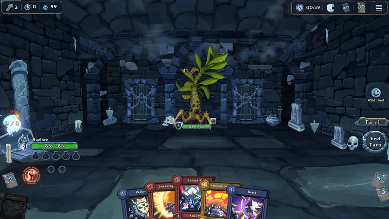 Combat in the crypt